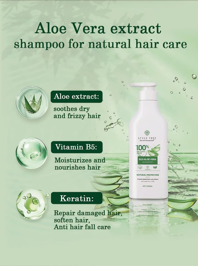 style tree eco aloe vera hair care set – hydrating & soothing hair