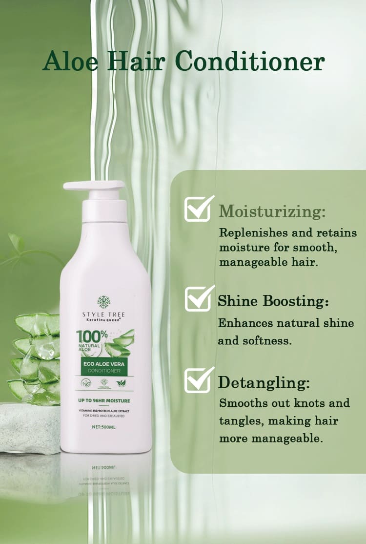 style tree eco aloe vera hair care set – hydrating & soothing hair
