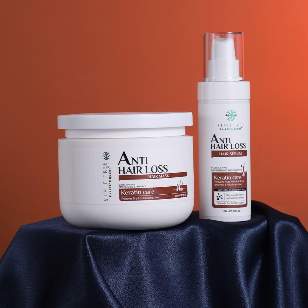 style tree anti hair loss keratin care set – strengthening & volumizing