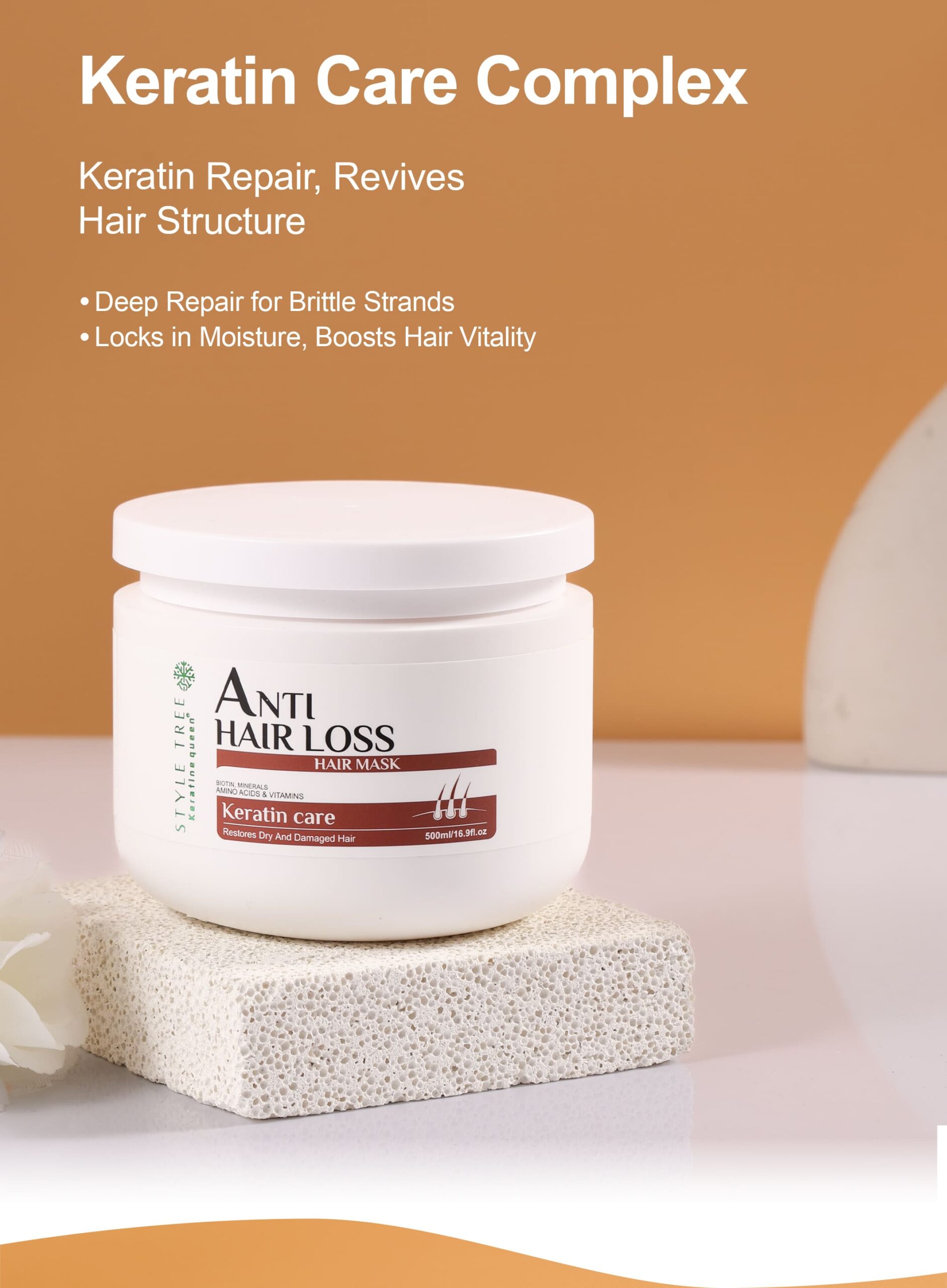 style tree anti hair loss keratin care set – strengthening & volumizing
