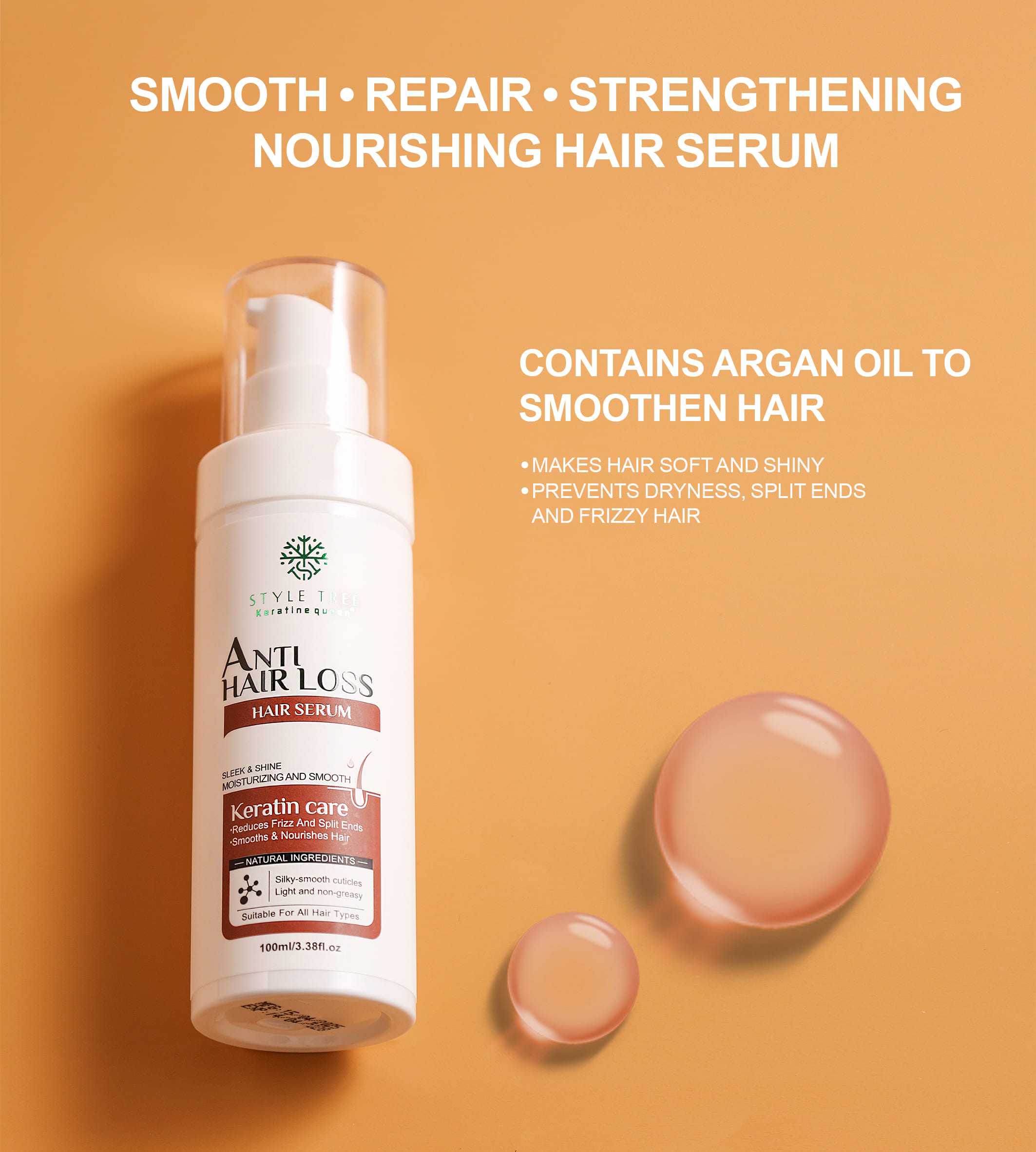 style tree anti hair loss keratin care set – strengthening & volumizing