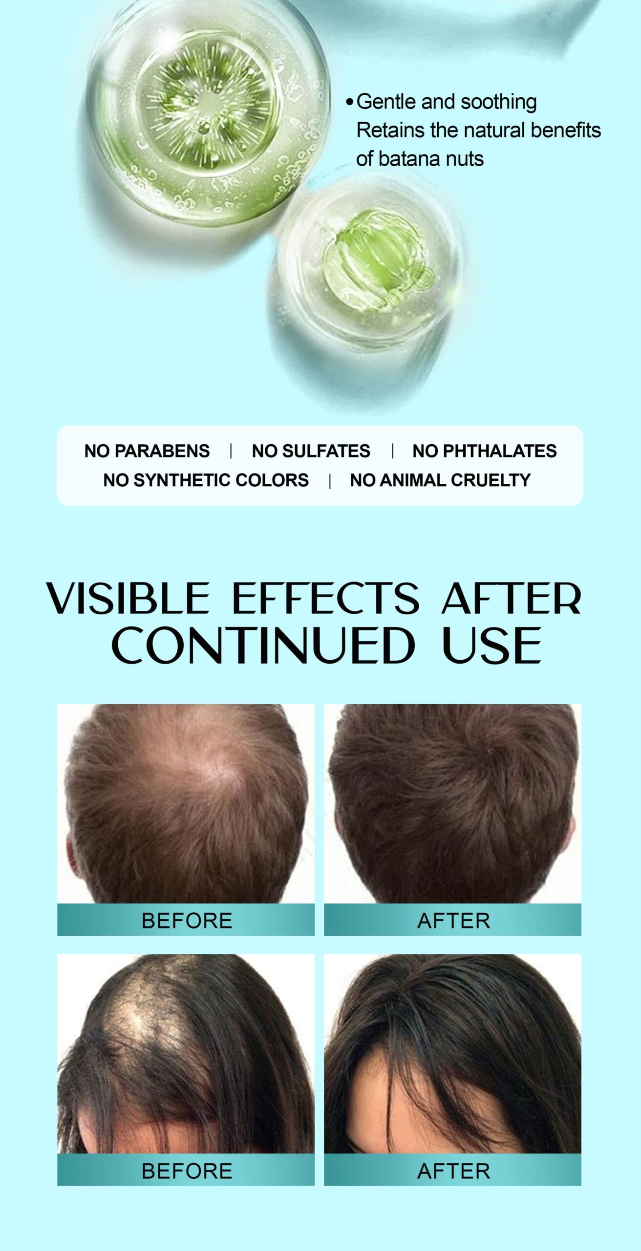 style tree batana oil hair growth care series thicken layers & strengthen roots
