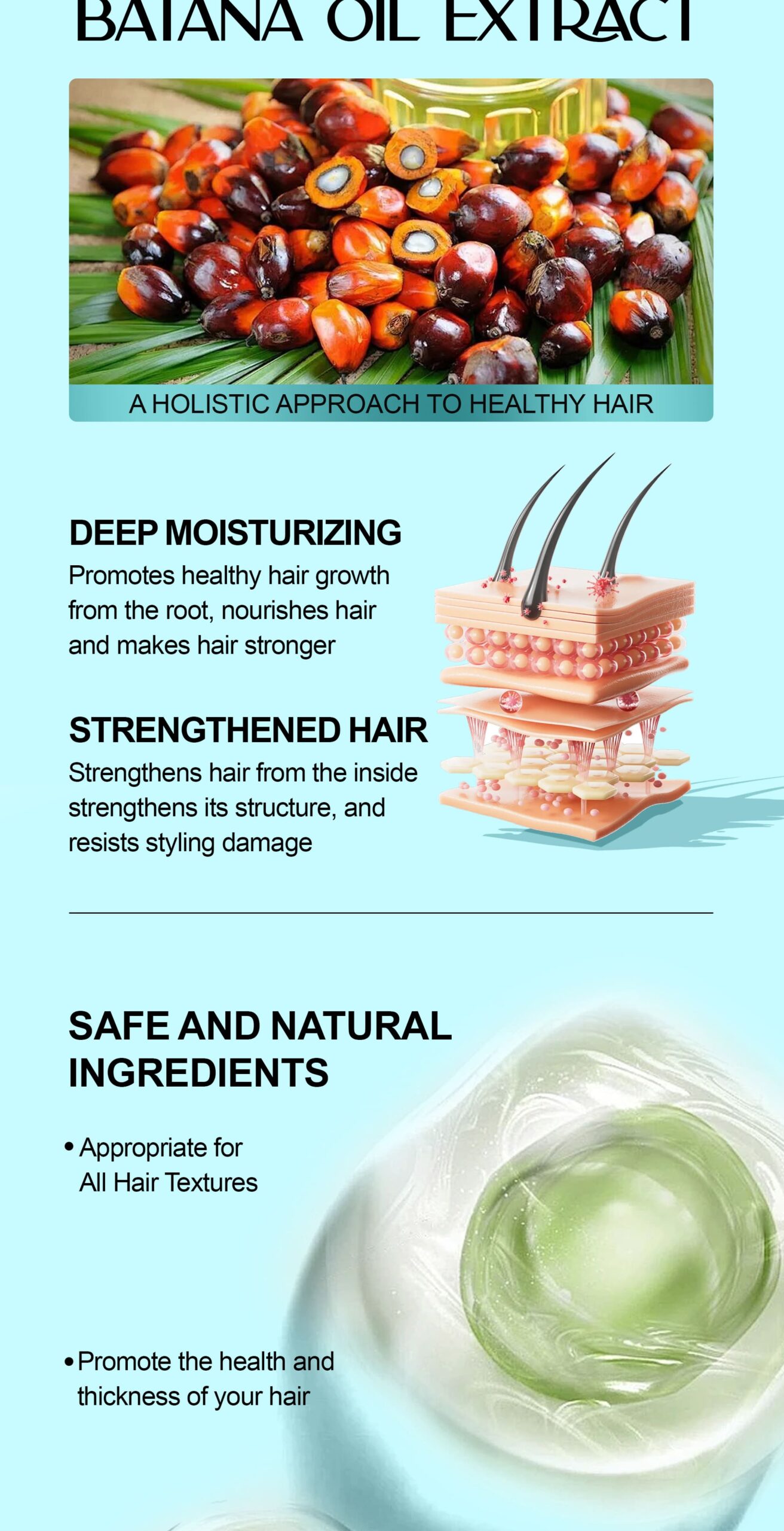 style tree batana oil hair growth care series thicken layers & strengthen roots