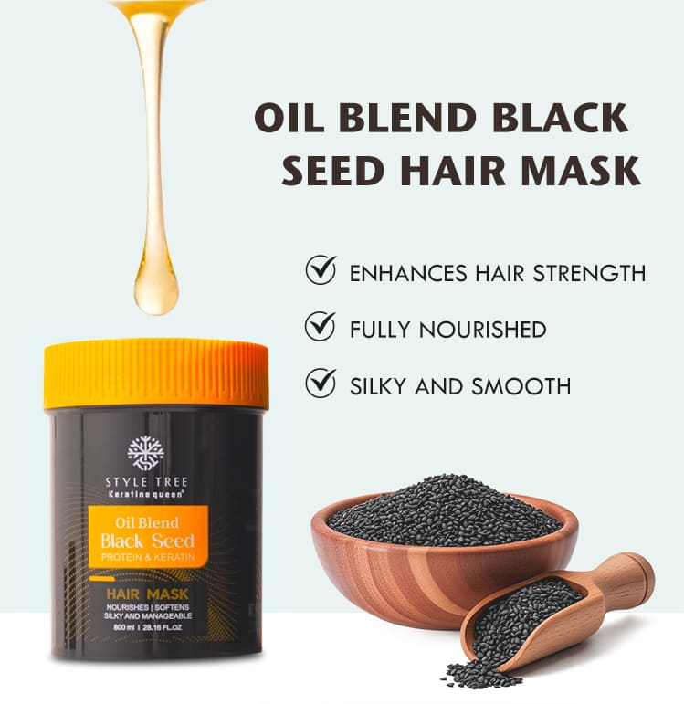 style tree black seed oil hair care set – clarifying & strengthening hair