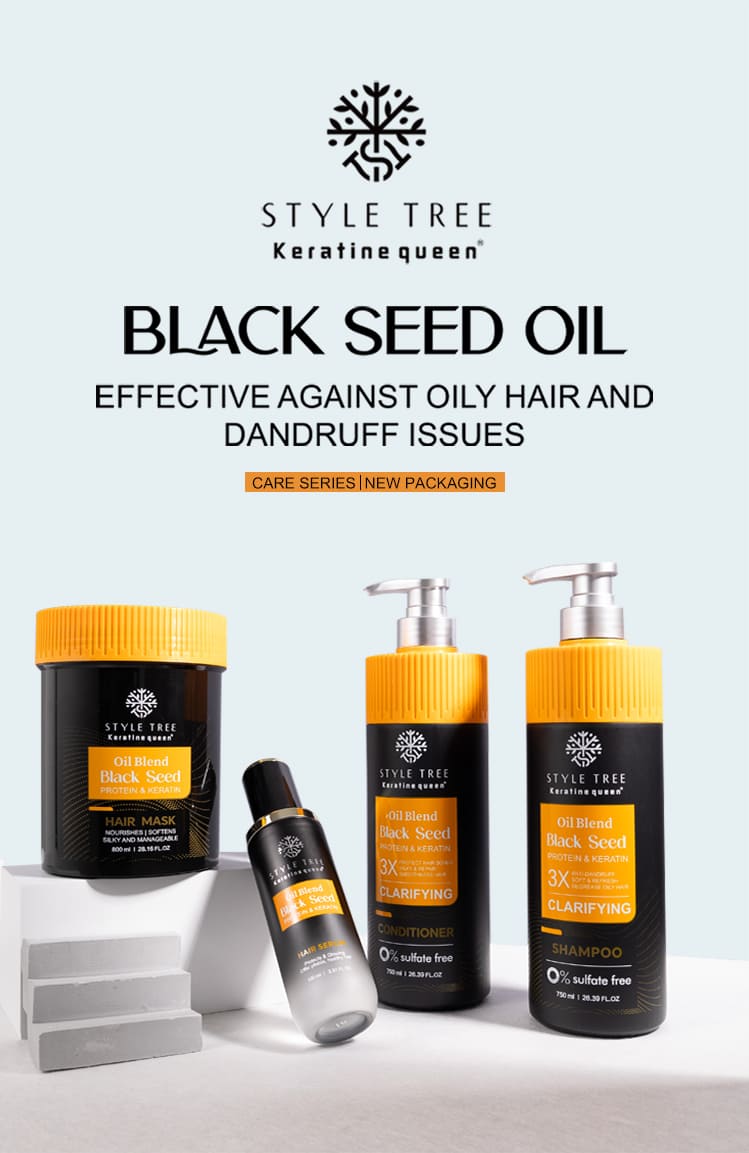 style tree black seed oil hair care set – clarifying & strengthening hair