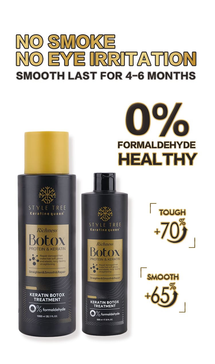 style tree 0% formaldehyde richness botox hair treatment smooth & repair