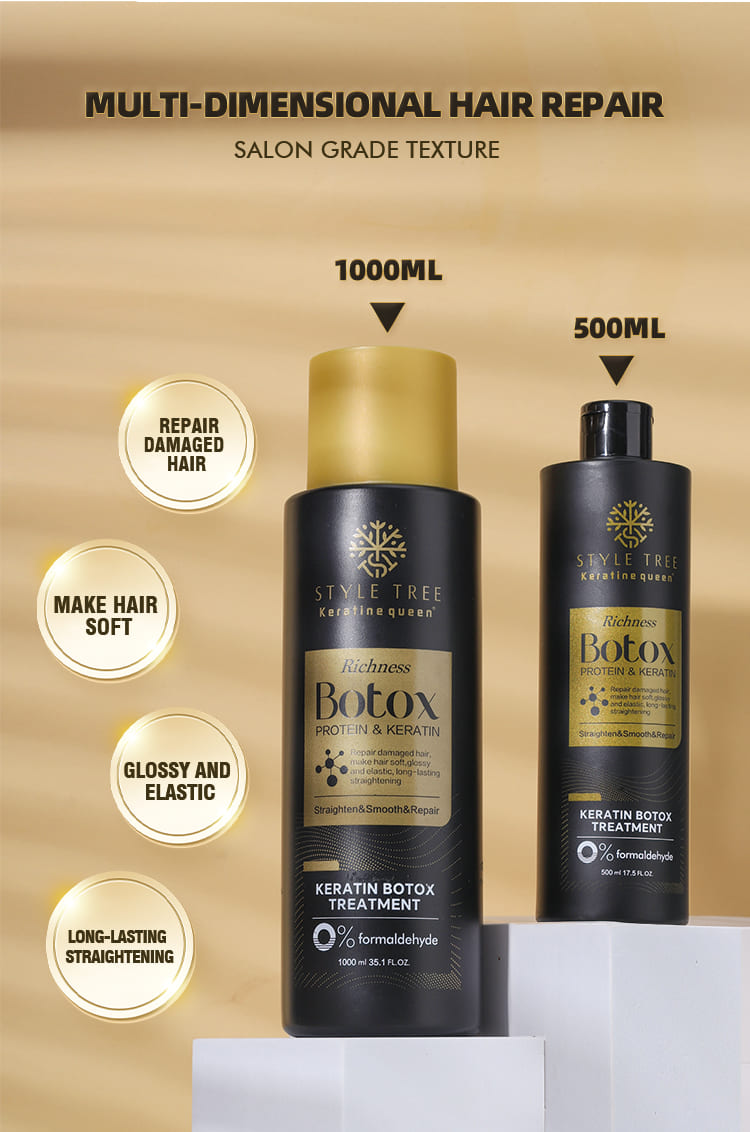 style tree 0% formaldehyde richness botox hair treatment smooth & repair