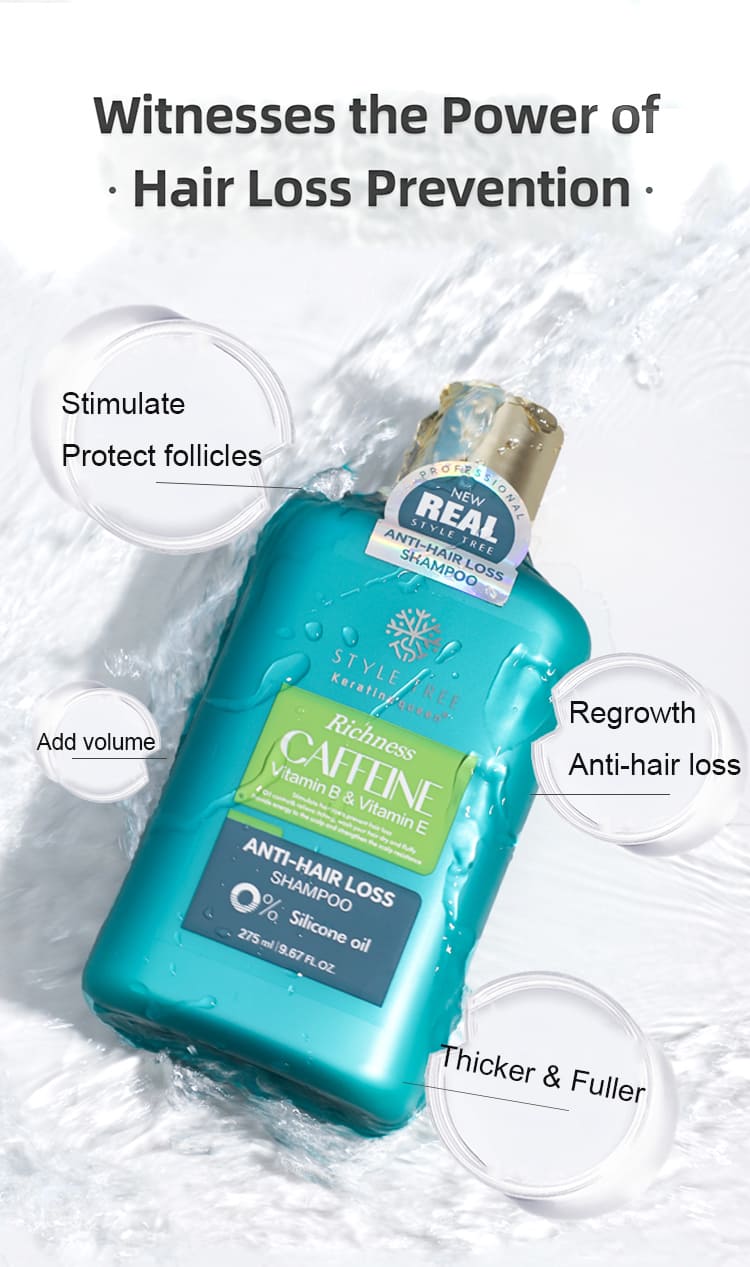 style tree caffeine anti hair loss shampoo – thinning hair & root strength