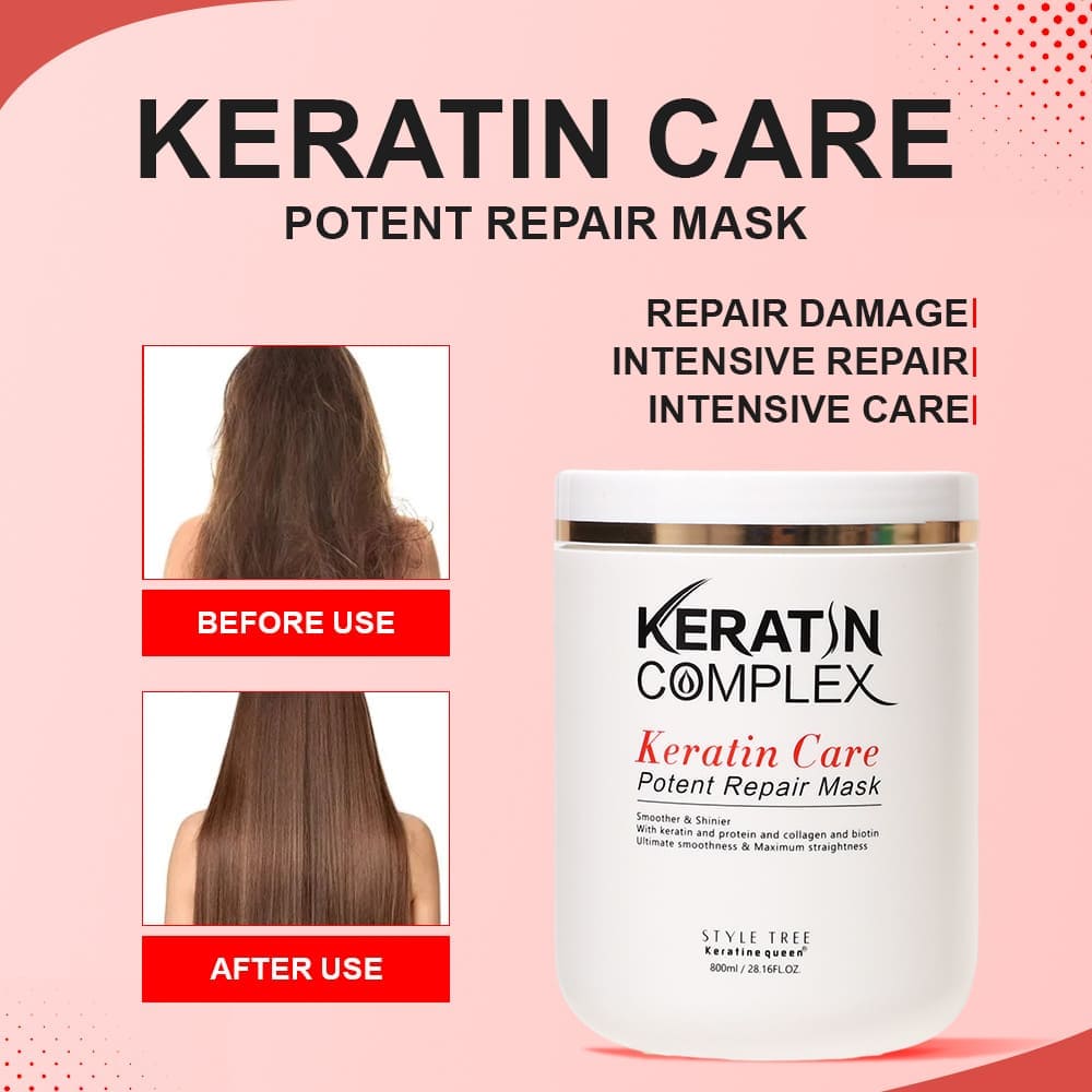 style tree professional restorative complex keratin hair care set