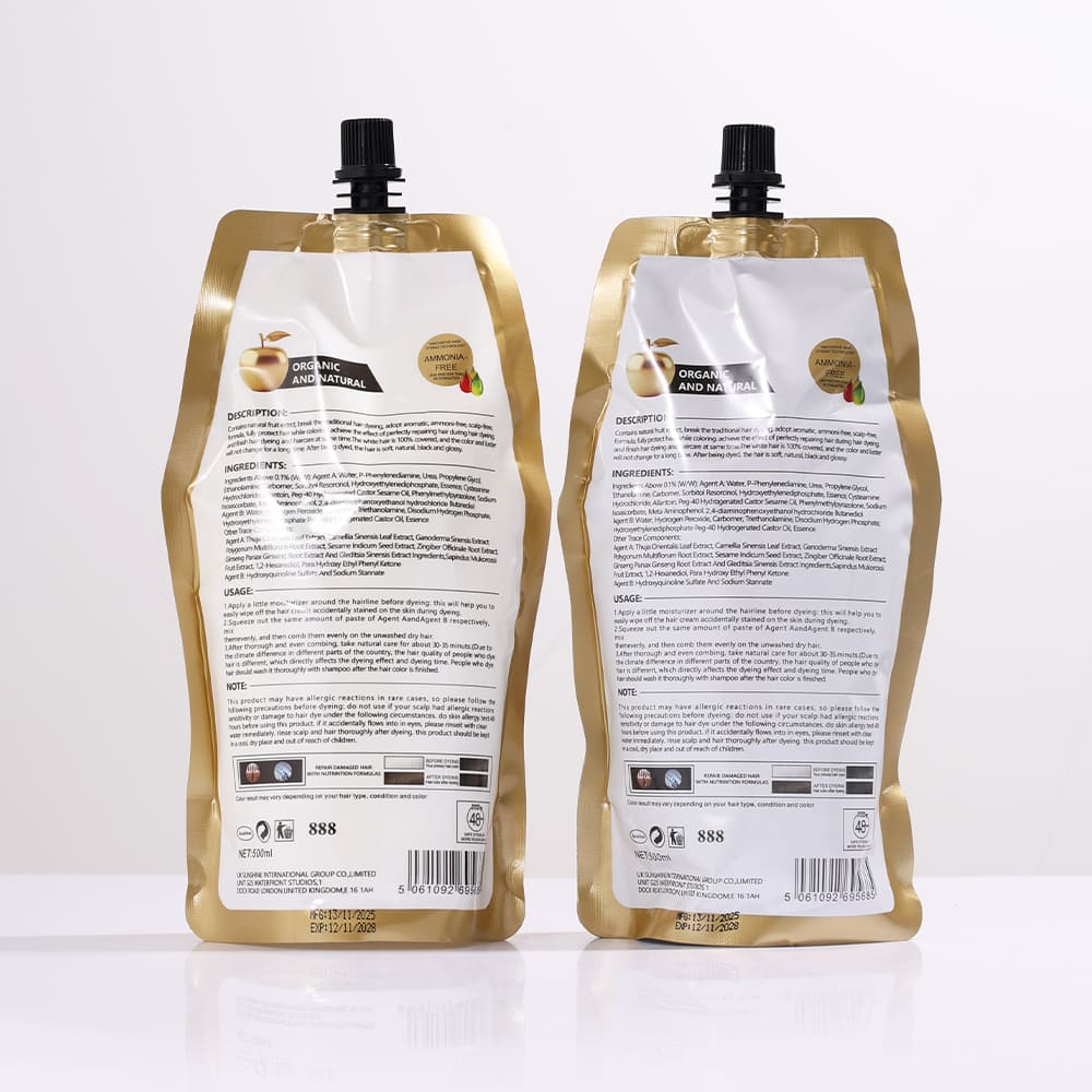 keratine queen glod apple black hair color cream ammonia free
