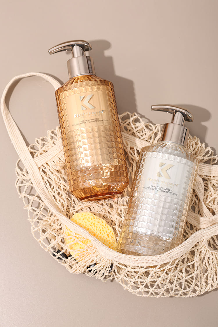 keratine queen hydrolyzed keratin hair care set plumping & moisturizing