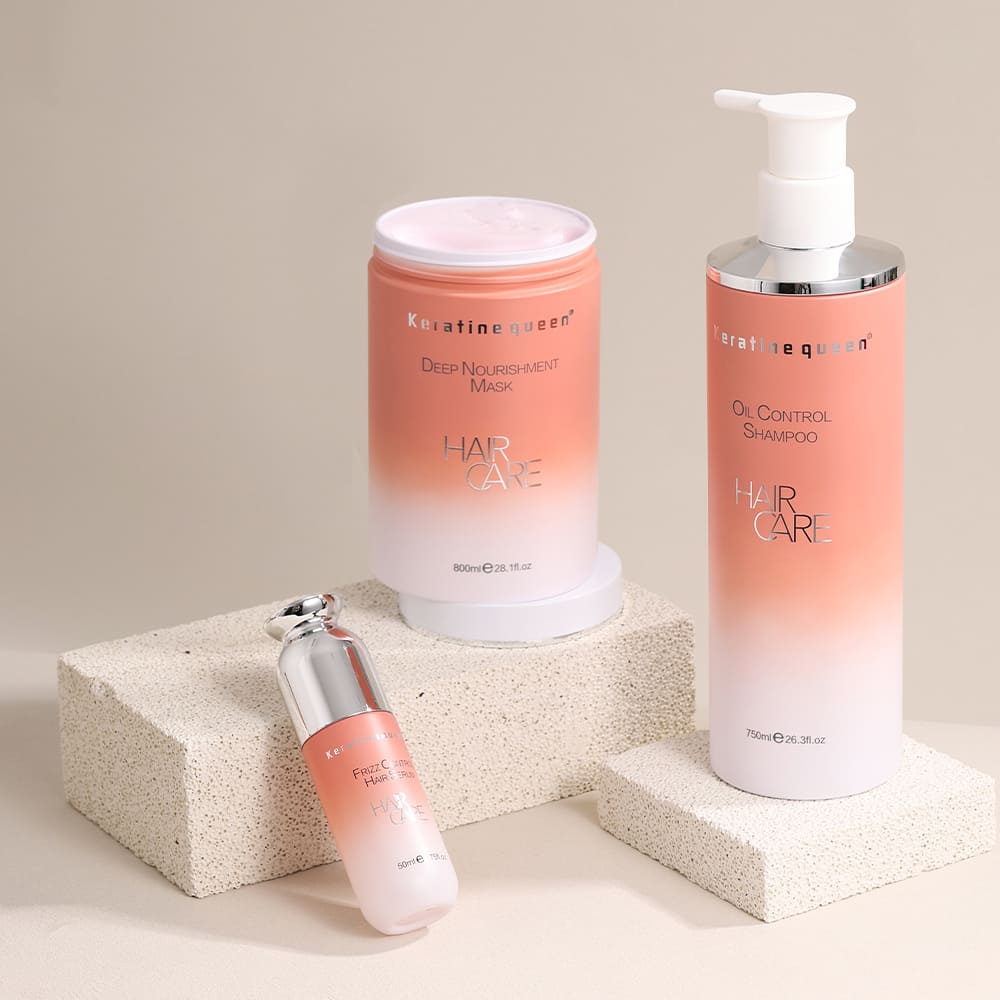 keratine queen oil control hair care set deep nourishment