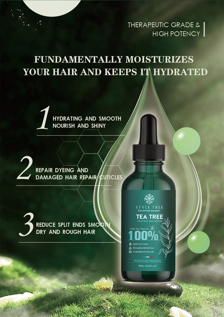 style tree tea tree hair care set – dandruff & oil control scalp treatment