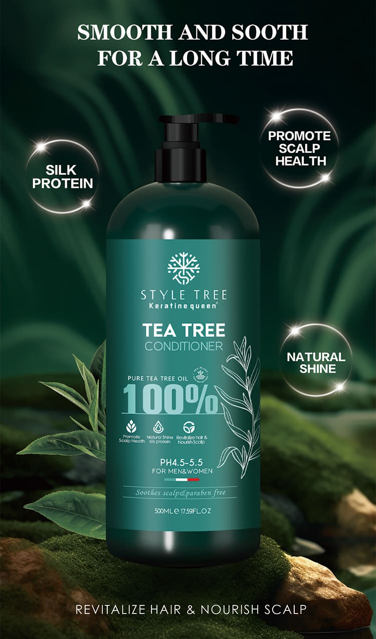 style tree tea tree hair care set – dandruff & oil control scalp treatment