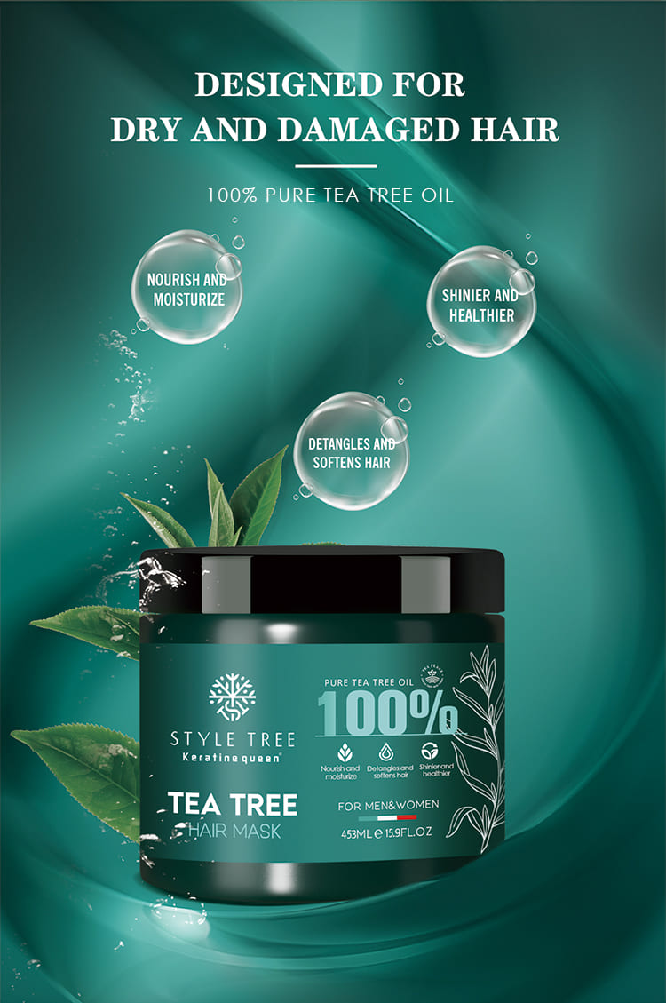 style tree tea tree hair care set – dandruff & oil control scalp treatment