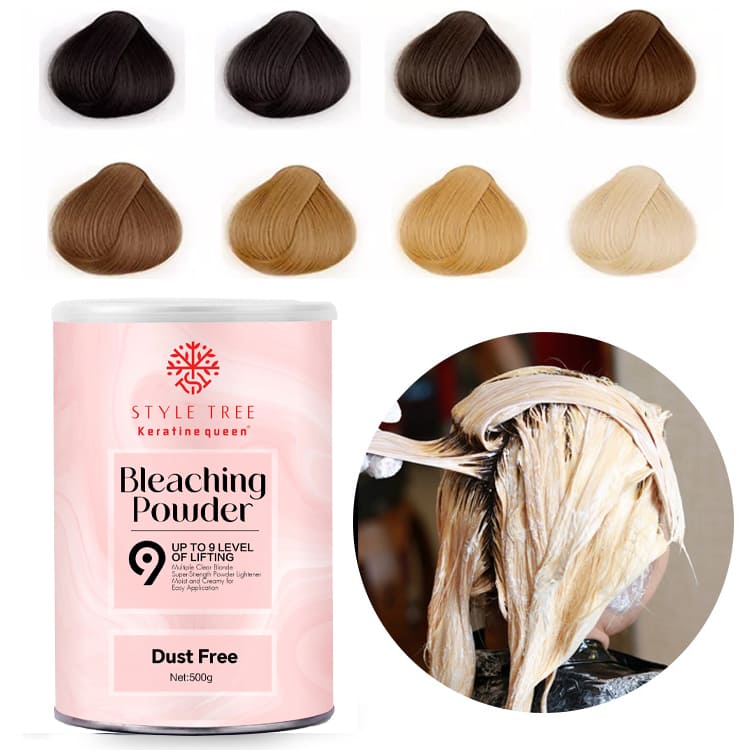Style Tree 9 Level Lift Bleaching Powder - Dust Free & Moist Formula - Image 2