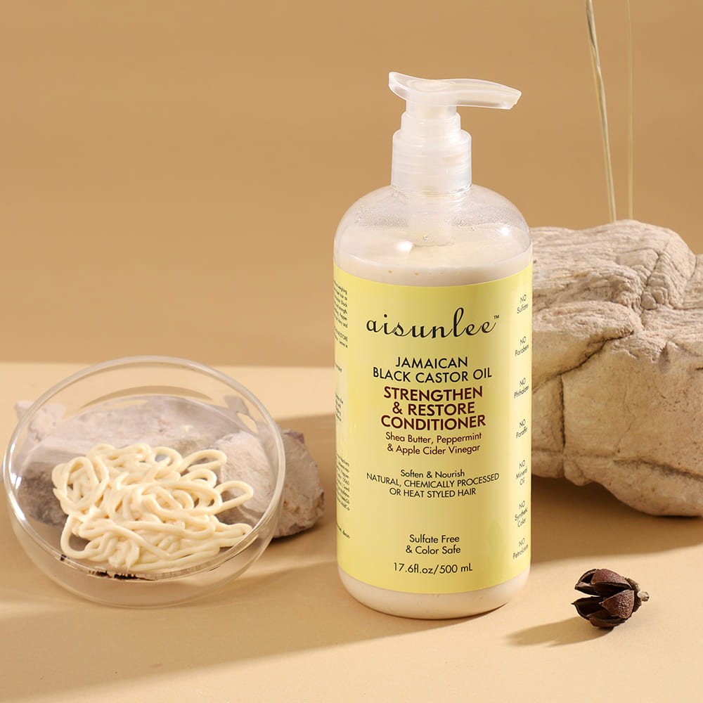aisunlee jamaican black castor oil strengthen restore conditioner