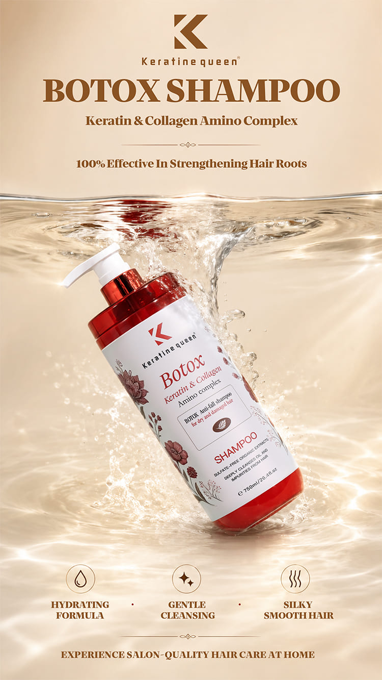 Keratine queen botox keratin shampoo