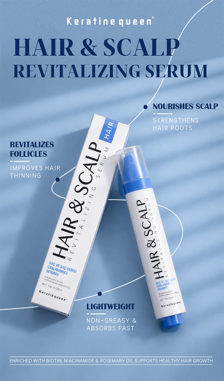 Keratine Queen scalp serum nourish scalp strengthen hair roots