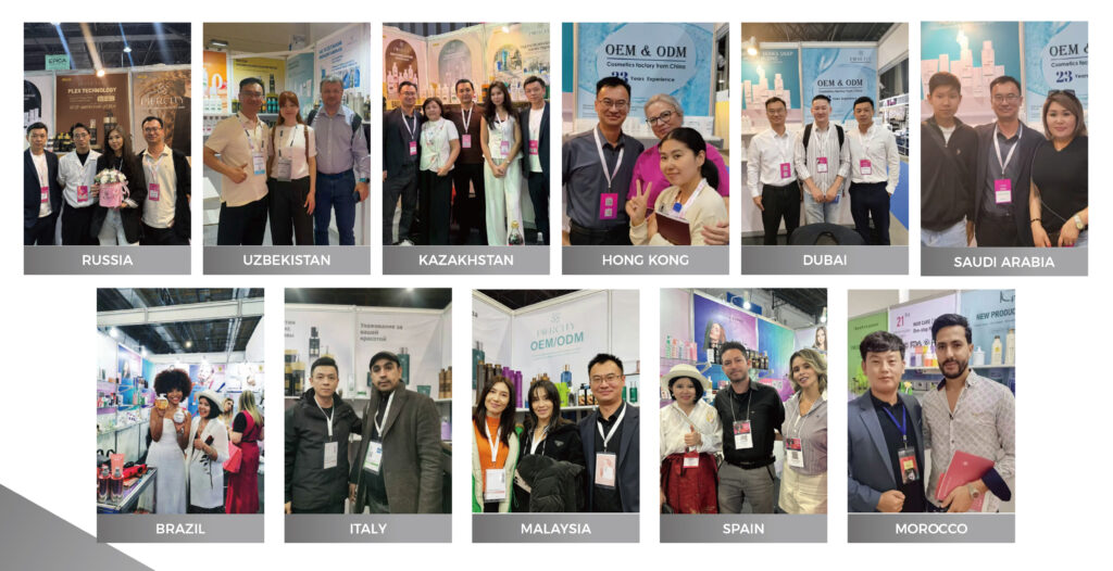 piercity cosmetics global beauty exhibition photos, keratine queen overseas market wholesale & oem business