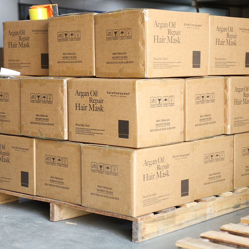 Keratine queen ready‑stock wholesale hair‑care cartons, bulk shipment for global distributors