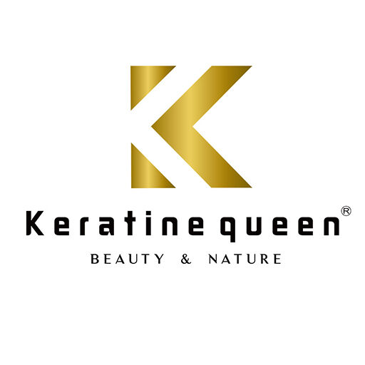 Keratine queen factory official logo, hair‑care cosmetics manufacturer