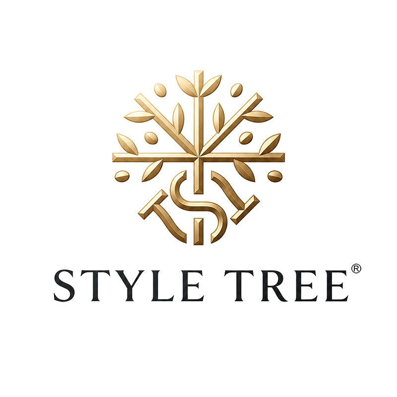 Style tree premium professional beauty brand logo